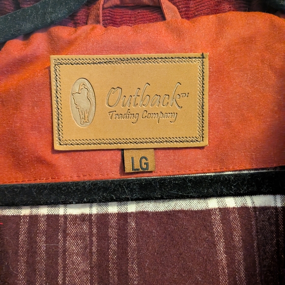 Women's Waterproof Oil Slicker Red Vest - Picture 2 of 6